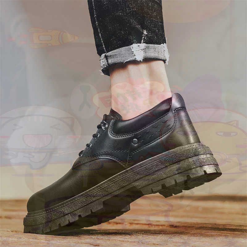 Luxury Lifestyle Grooming - Donker natuurlijk leer Mode-sneakers Tennis Herensneakers