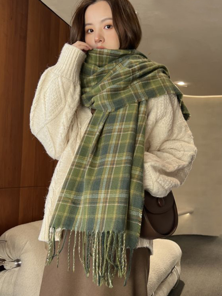 Cashmere Throw Blanket - Nieuwe Imitatie Kasjmier Vrouwen Sjaal Winter