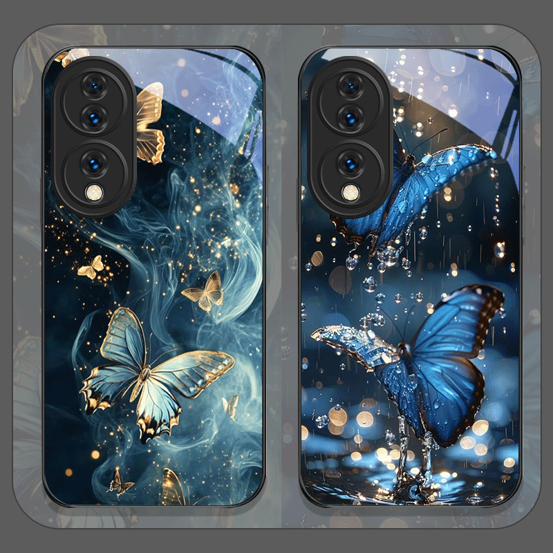 Luxueuze blauwe vlinder kunstp - Huawei Mate 60 recensie en prijs