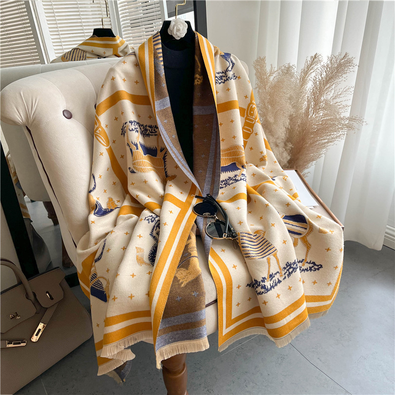 Luxe Paard Print Dikke Kasjmie - Cashmere Throw Blanket recensie en prijs