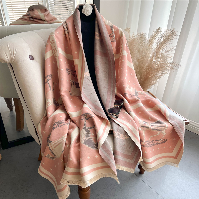 Luxe Paard Print Dikke Kasjmie - Cashmere Throw Blanket recensie en prijs