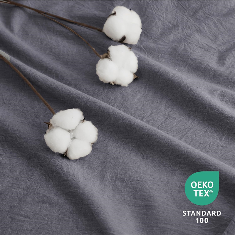 Gewassen katoenen 3-delige bed - Linen Duvet Cover recensie en prijs