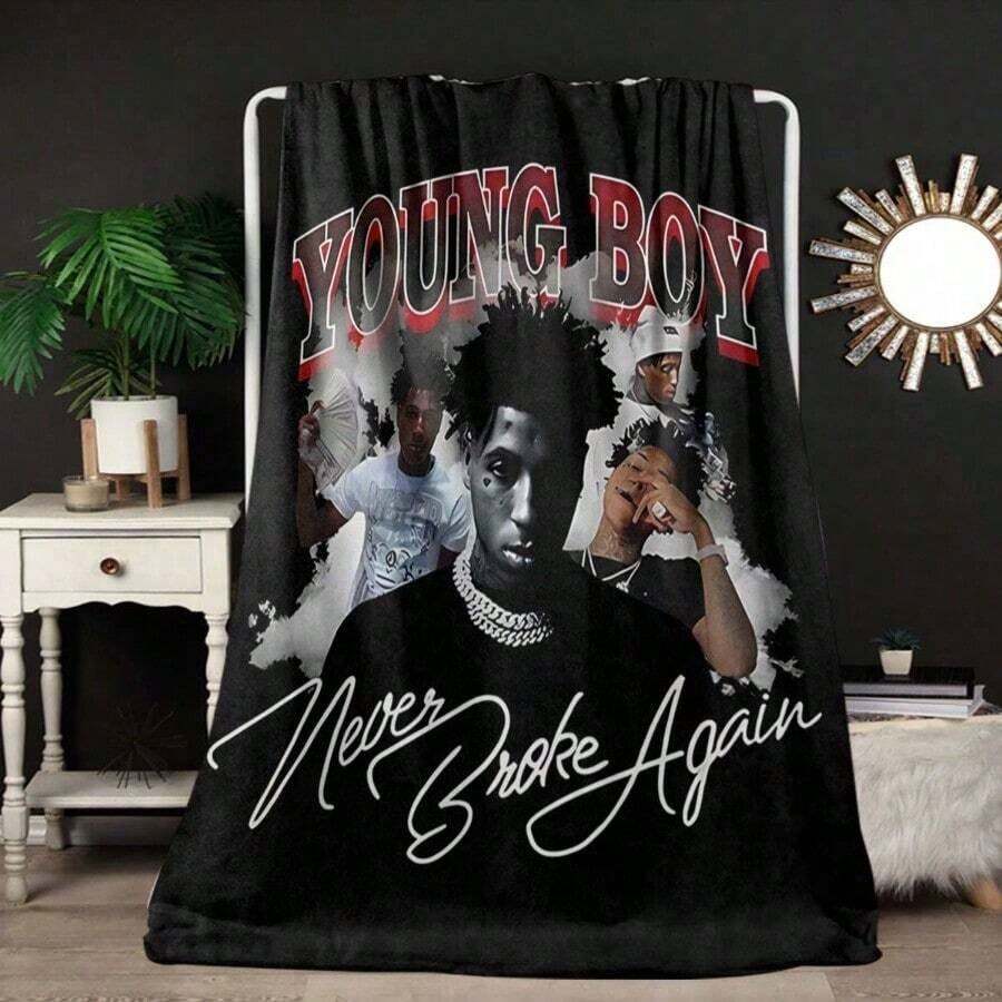 Aangepaste Young Boy Never Bro - Cashmere Throw Blanket recensie en prijs