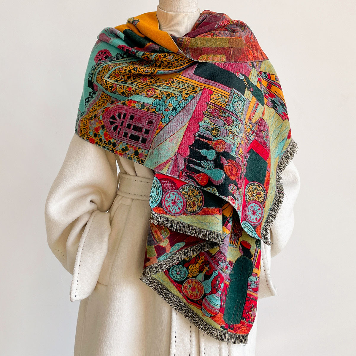 Dames Imitatie Kasjmier Sjaal, - Cashmere Throw Blanket recensie en prijs