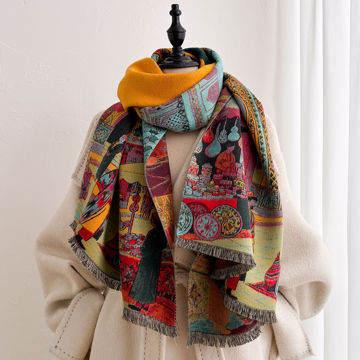 Dames Imitatie Kasjmier Sjaal, - Cashmere Throw Blanket recensie en prijs