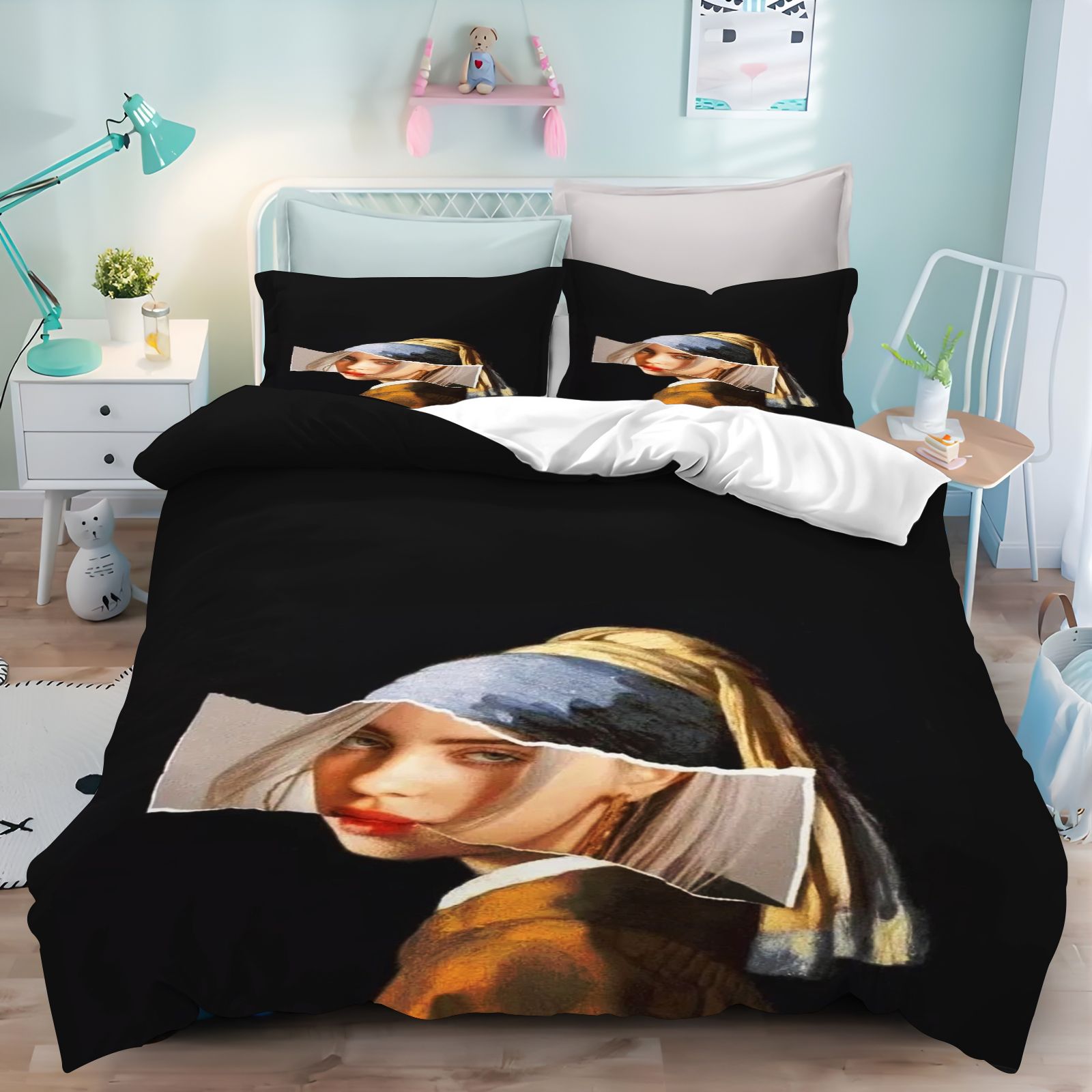 Billie Eilish Beddengoedset 3D - Linen Duvet Cover recensie en prijs